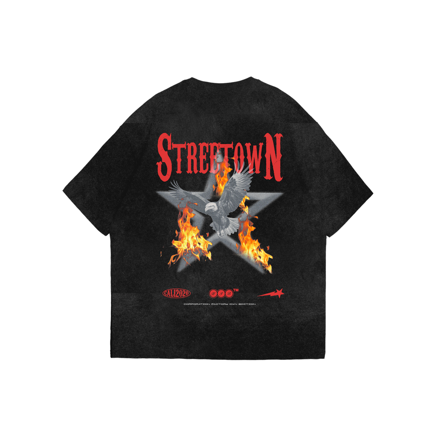 T-shirt acid wash streetown
