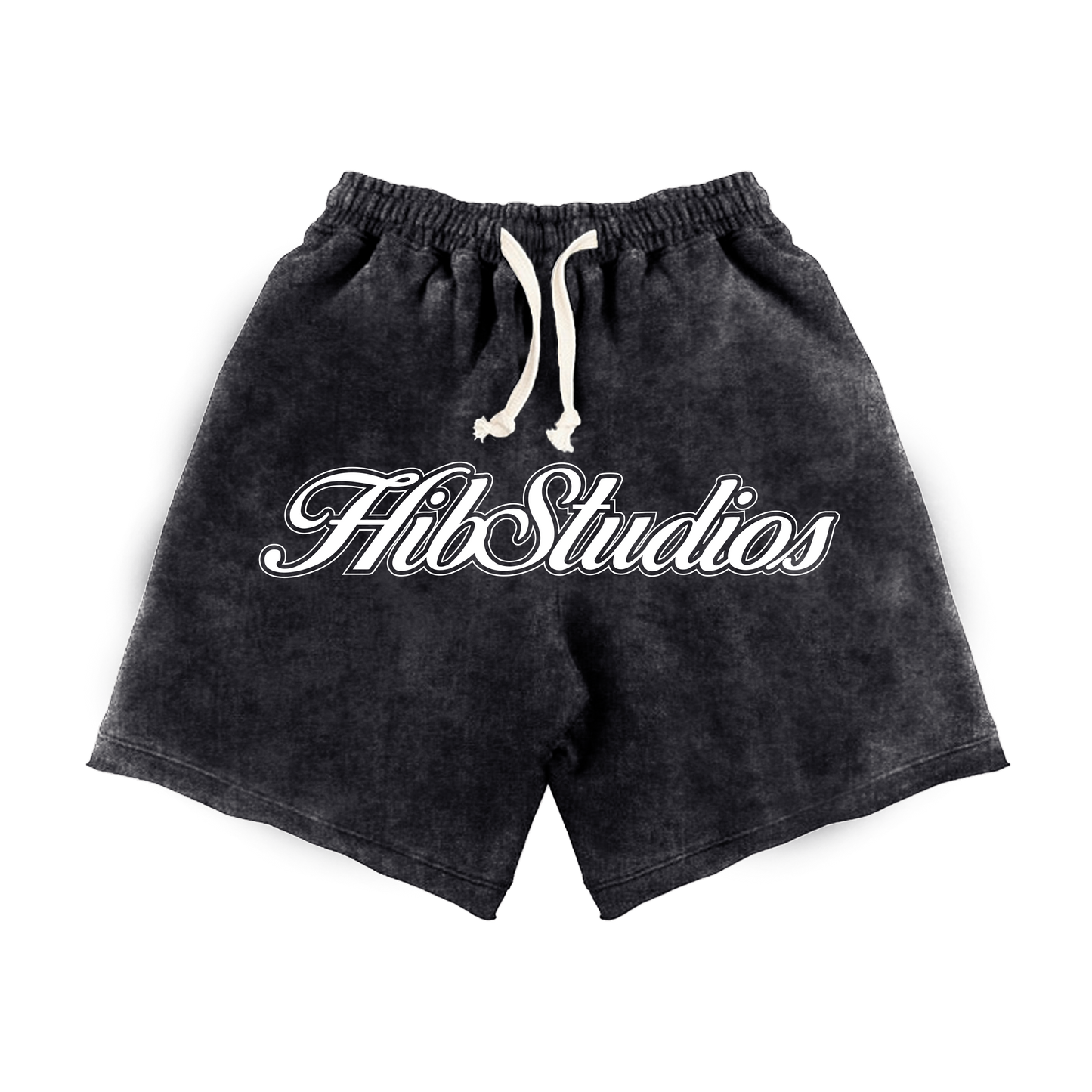 Short acid wash streetwear