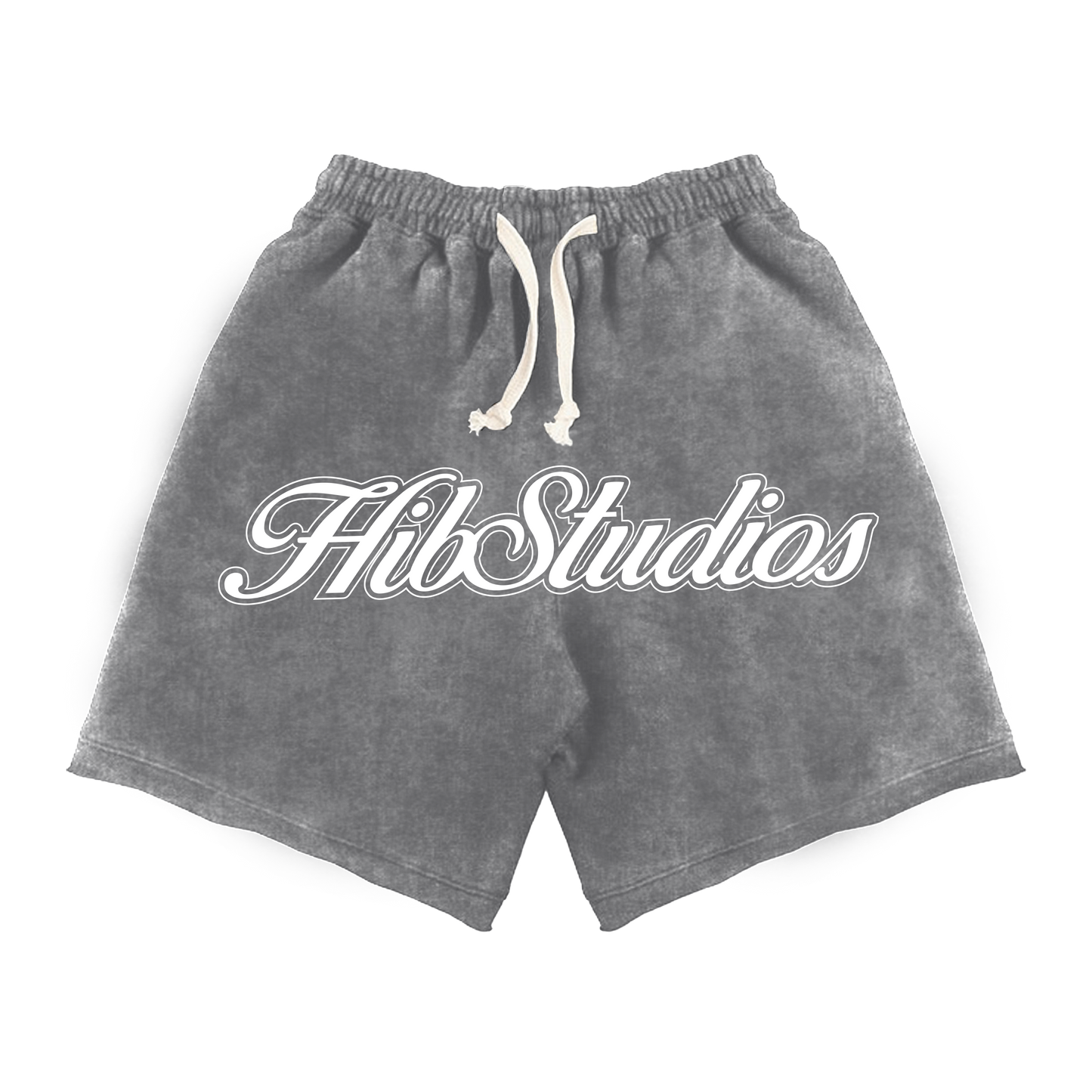 Short acid wash streetwear