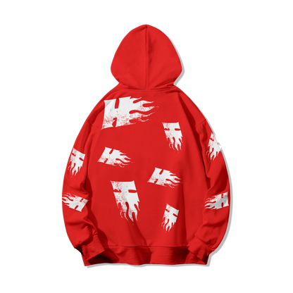 Hoodie skeleton fire