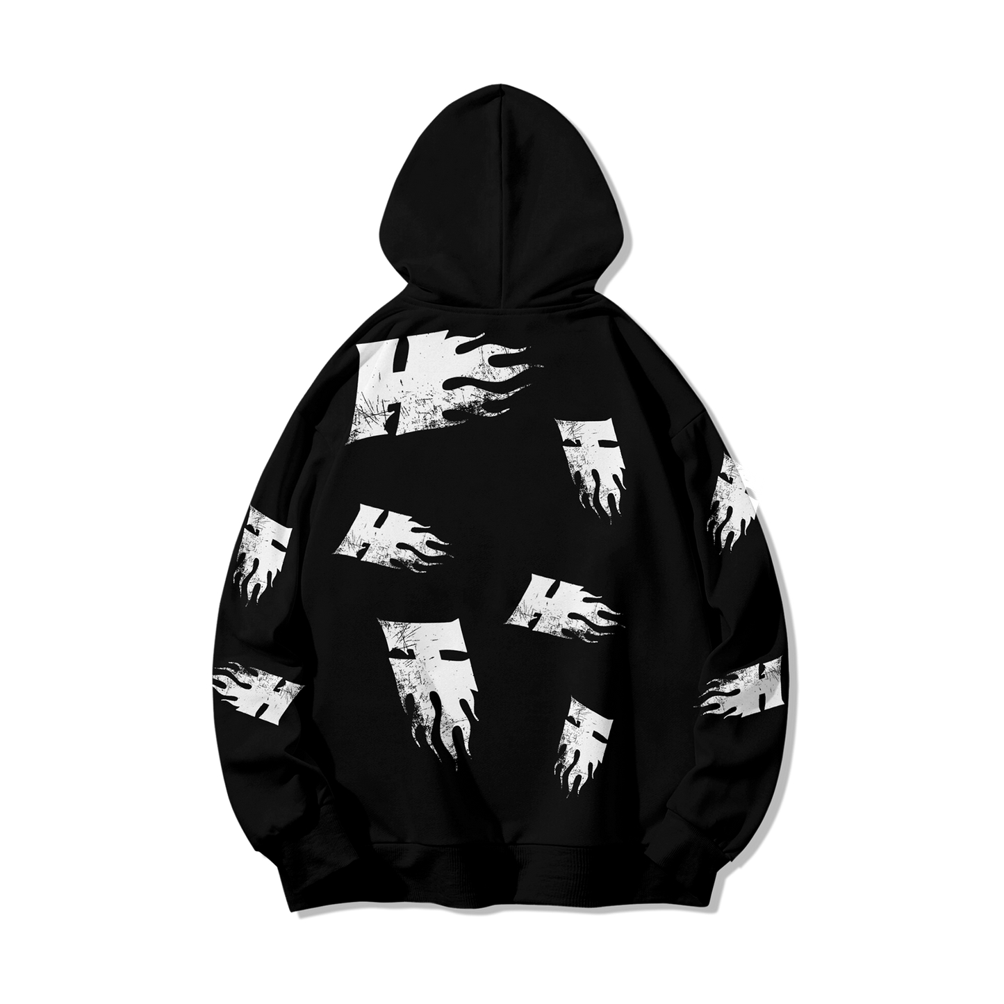 Hoodie skeleton fire