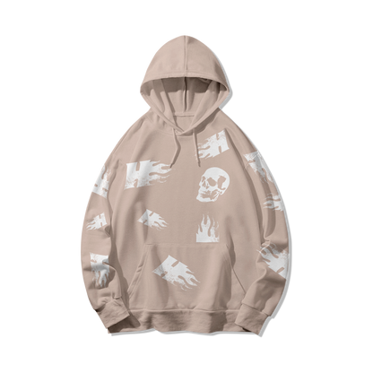 Hoodie skeleton fire