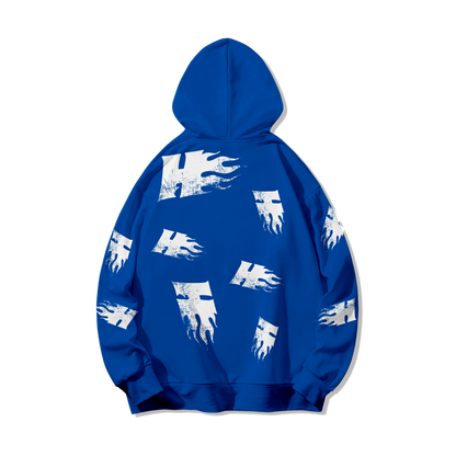 Hoodie skeleton fire